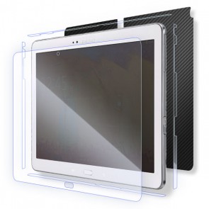 Samsung Galaxy Note 10.1 Carbon Fiber Body and Screen Protection Skin