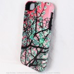 da Vince Case - Aqua Blooms iPhone 5 TOUGH Case.